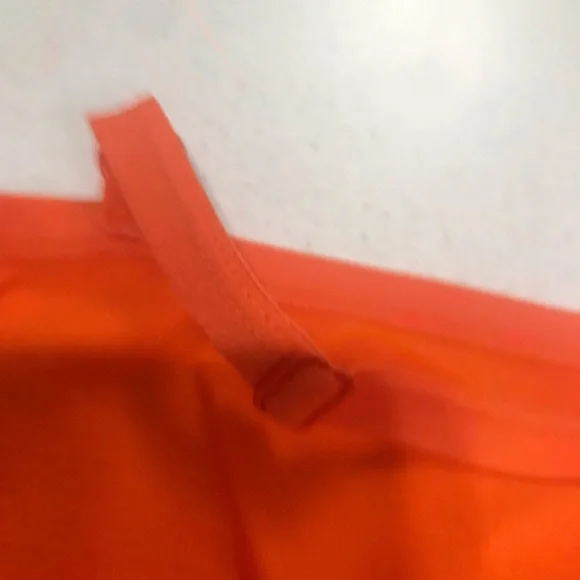 Eye Candy Camisole Womens Plus 3X Orange Adjustable Straps Stretch Tank Top Tee - Picture 4 of 5